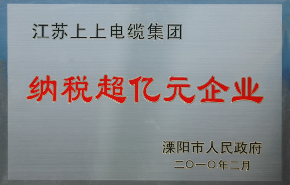 leyu荣获“2009年度十大纳税大户”与“纳税超亿元企业”荣誉称呼