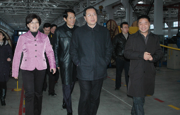 江苏省生长和革新委员会主任、党组书记毛伟明来leyu集团视察
