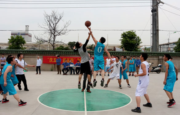 2014年“leyu杯”篮球赛圆满举行
