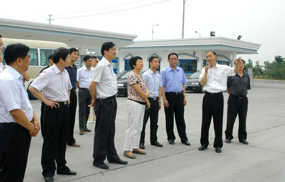 溧阳市人大常委会领导视察leyu集团超高压电缆项目建设情况
