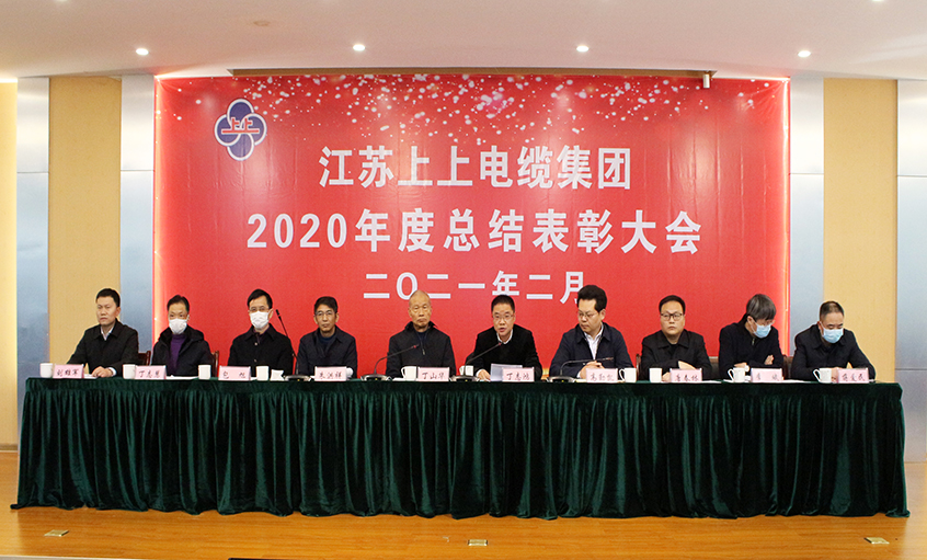 leyu电缆视频直播召开2020年总结表扬大会
