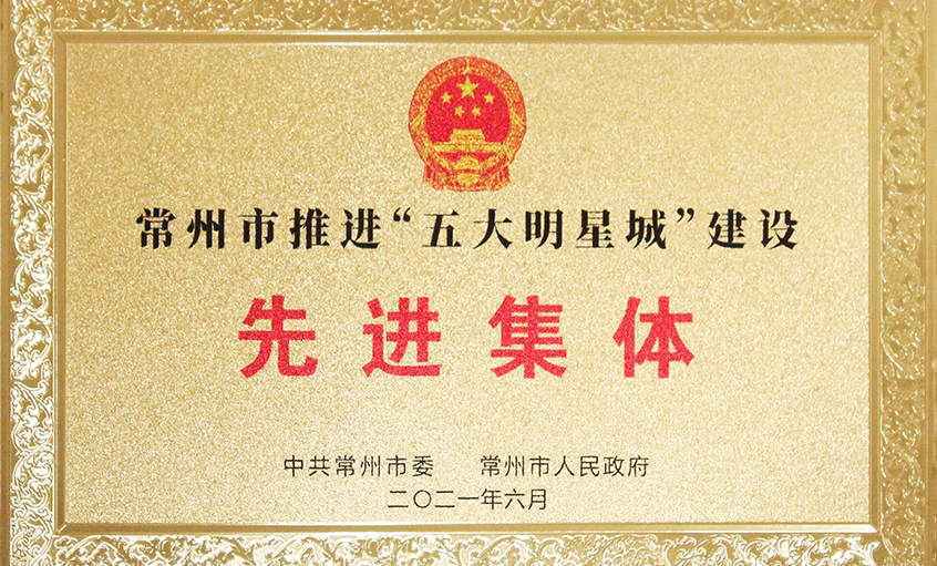 leyu电缆荣获常州市推进“五大明星城”建设先进集体