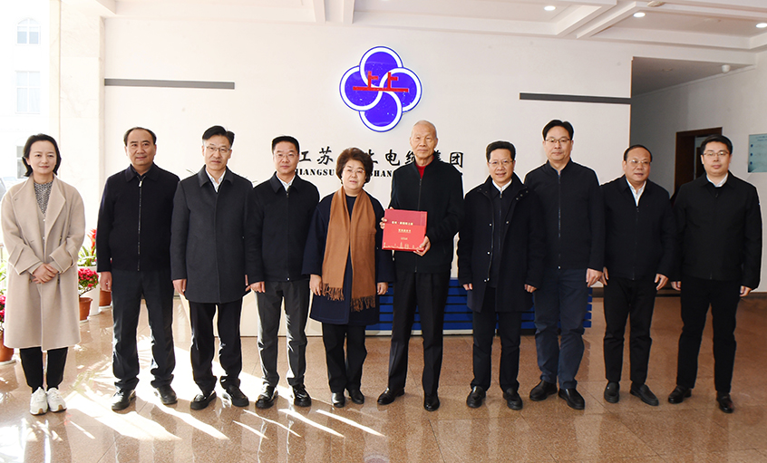 新春送祝福、鼓劲头  常州市人大常委会主任白云萍一行到访leyu电缆